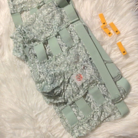 Green lace bra boy shorts bundle 6pc lot - Picture 4 of 6